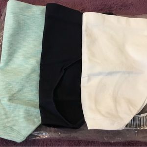 Breezies “Anybody”  Seamless Hipster Set Of 3 Pack High Cut Briefs, NEW